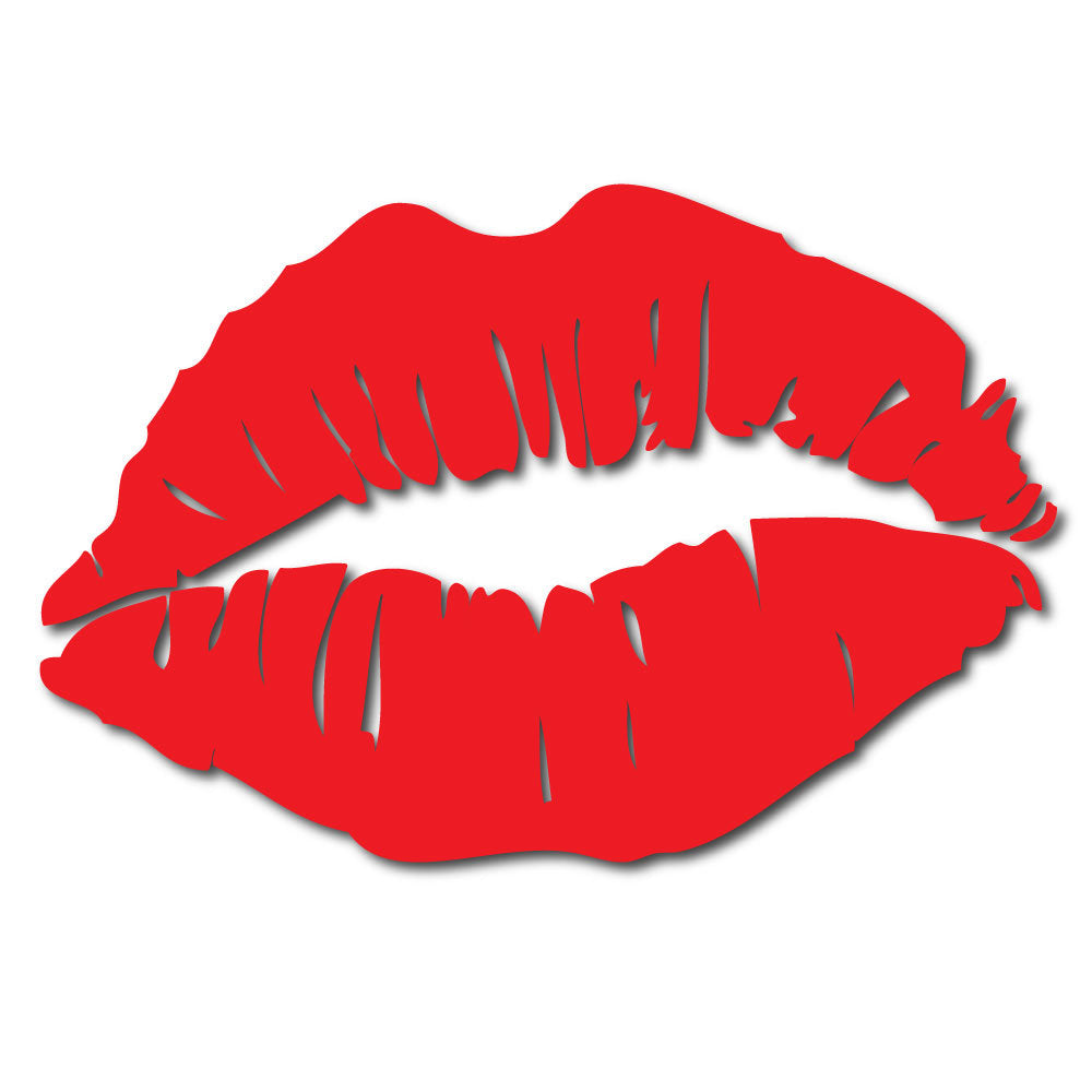 Lips Iron On Vinyl Decal