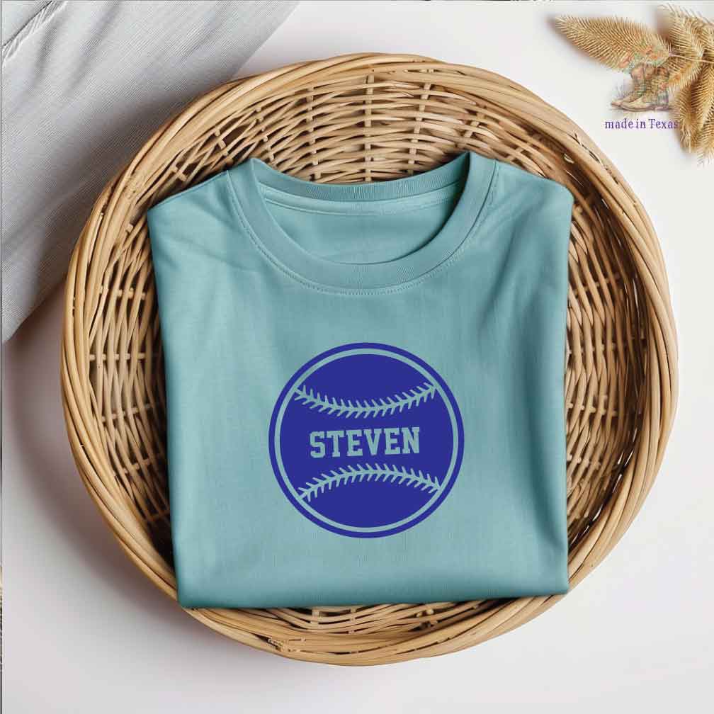 Personalized Basetball Sports Solid or Outline Design Iron On Vinyl Decals