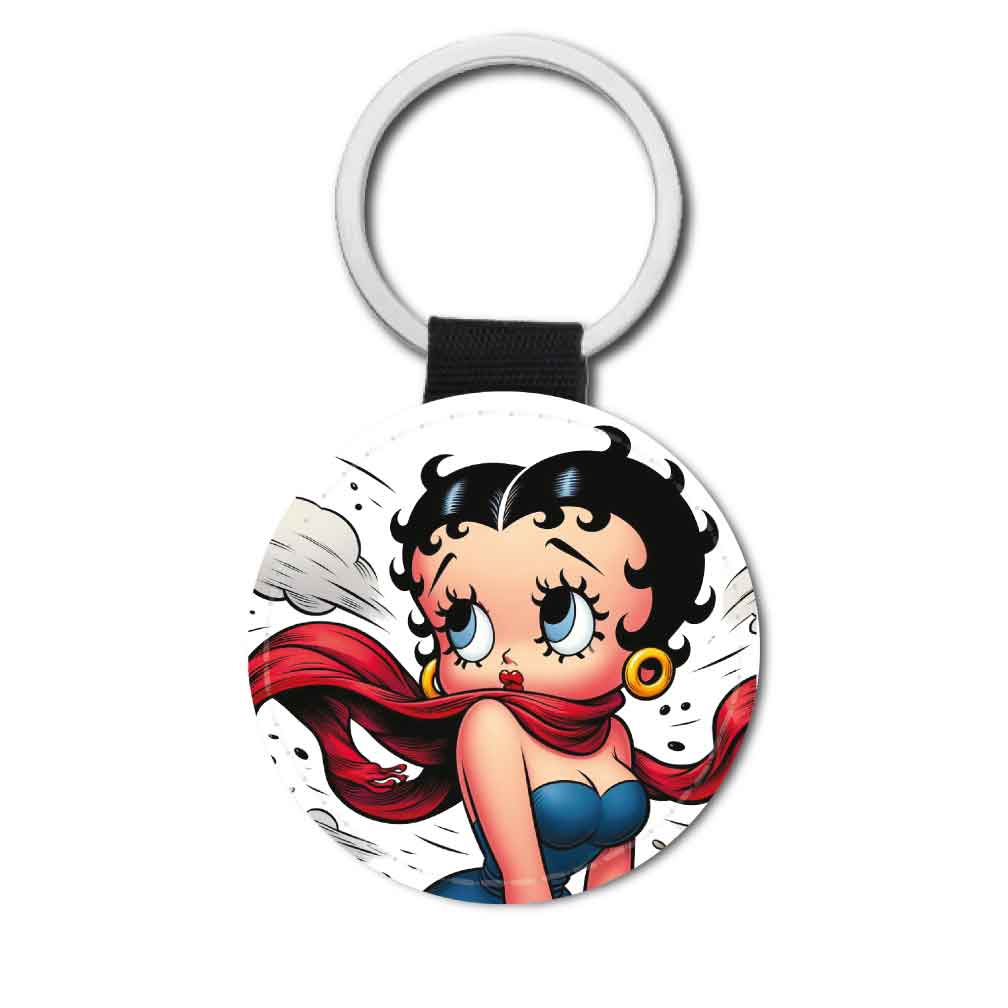 Wind Blown Betty Key Chain
