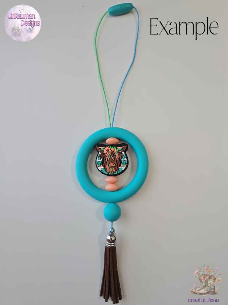 Custom Car Charms | Rear View Mirror Charms | Car Accessories | Custom Gift Ideas for Rearview Mirror