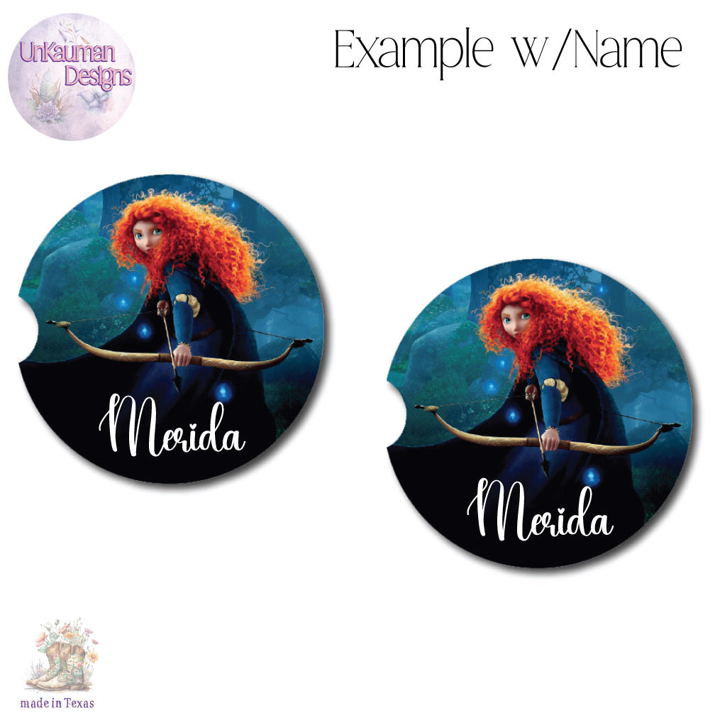 Merida Car Cup Coasters | Set of Two