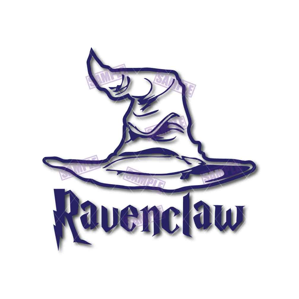 Ravenclaw Sorting Hat HTV Iron On Vinyl Decal