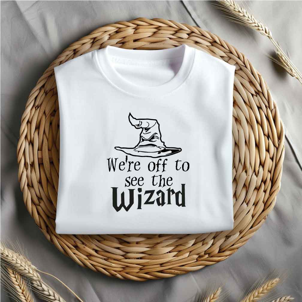 Off to see the Wizard | Wizard Elements Family Vacation Iron On Vinyl Decal for Clothing