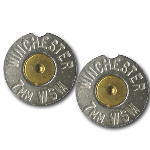 Rifle Headstamp Bullets Car Cup Coasters | Set of Two | 3 Designs