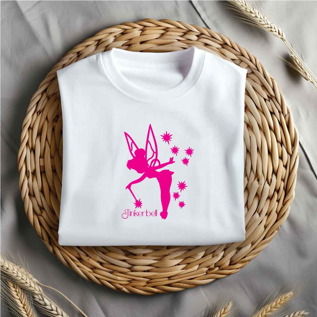 Personalized Tinkerbell Iron On Vinyl Decal