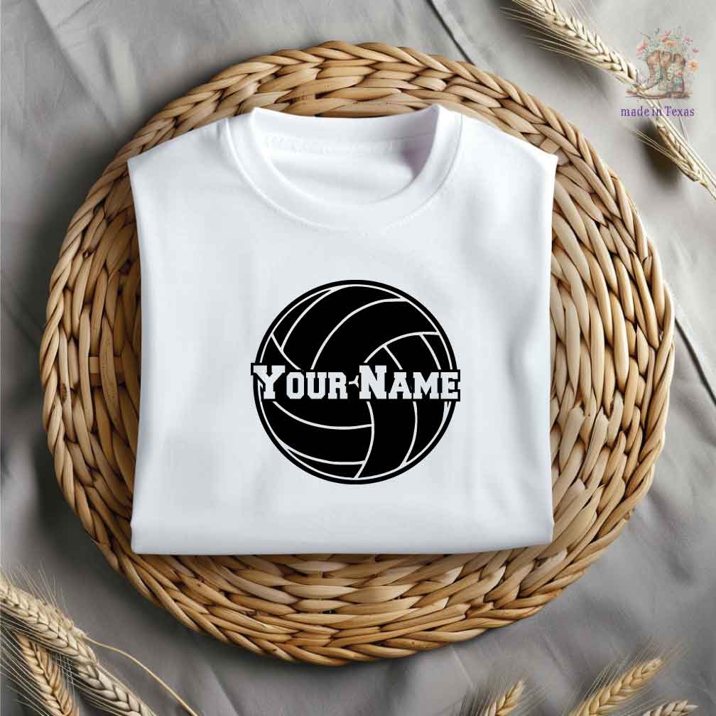 Personalized Volleyball Sports Iron On Vinyl Decals
