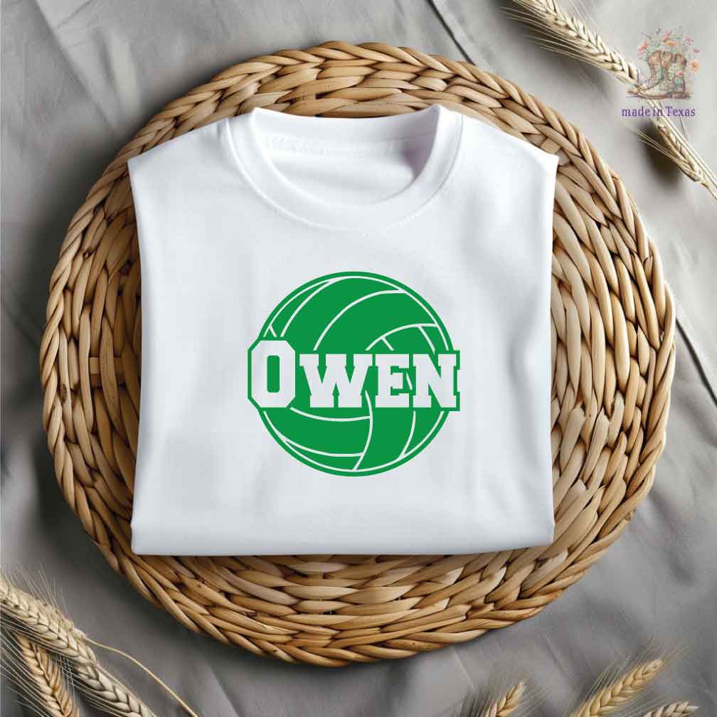 Personalized Volleyball Sports Iron On Vinyl Decals