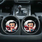 Wind Blown Betty Car Coasters Set of Two
