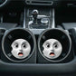 3D Faces Car Coasters | 8 Designs | Set of Two