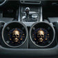 3D Look Skull Car Coasters | Set of Two | 6 Designs