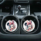 Floral Minnie Car Coasters | Set of Two #FM2