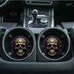3D Look Skull Car Coasters | Set of Two | 6 Designs