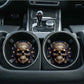 3D Look Skull Car Coasters | Set of Two | 6 Designs