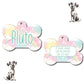 Personalized Pet I.D. Tag Rainbow | Two Sided Tag #RB4