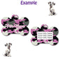 Personalized Pet I.D. Tag Pink Camo | Two Sided Tag | 5 Designs