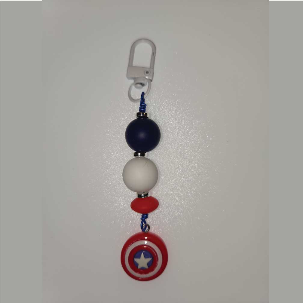 Zipper Pulls, Bag Charms Super Heroes