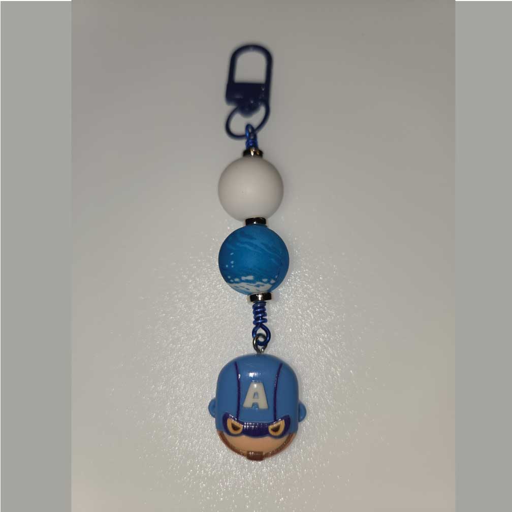 Zipper Pulls, Bag Charms Super Heroes