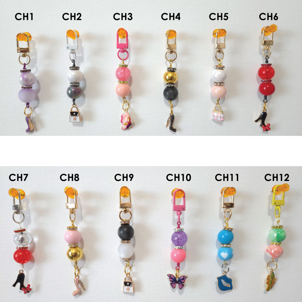 Zipper Pulls, Bag Charms