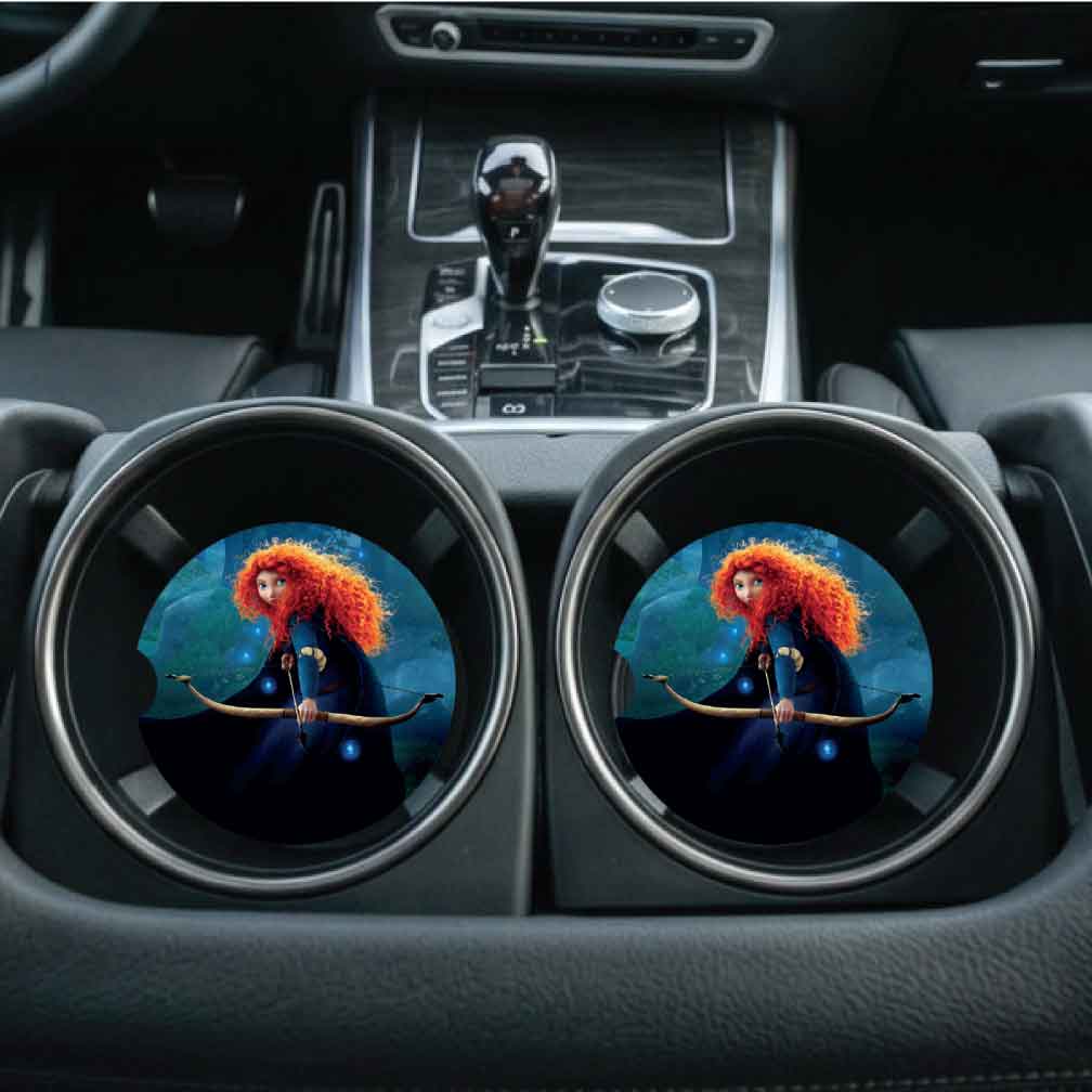 Merida Car Cup Coasters | Set of Two