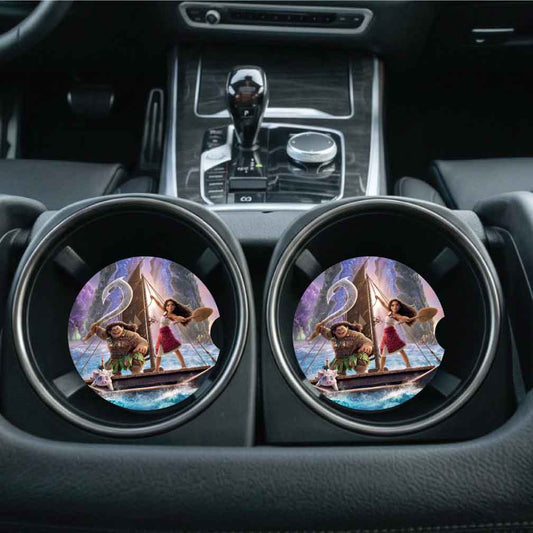 Moana Car Coasters | Set of Two