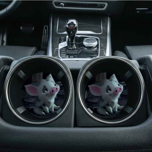 Pua Car Cup Coasters | Set of Two