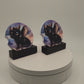 Black Baby Dragon Car Coasters | Set of Two